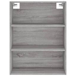 Berkfield Home Highboard Grey Sonoma 69.5x34x180 cm Engineered Wood - thumbnail 6
