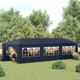 Berkfield Home Party Tent 3x9 m Blue - thumbnail 2