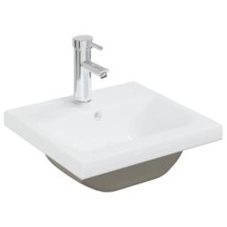 Berkfield Home Bathroom Furniture Set White Engineered Wood - thumbnail 7
