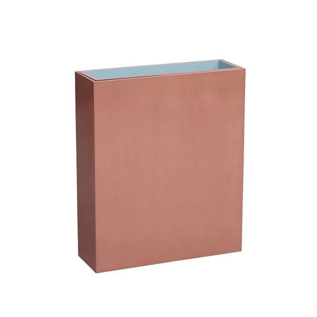 Primrose Zinc Galvanised Copper Tall Trough Planter with Insert - image 1