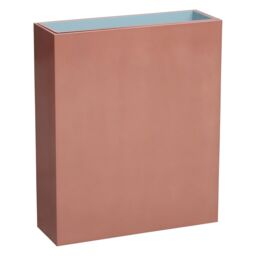 Primrose Zinc Galvanised Copper Tall Trough Planter with Insert - thumbnail 4