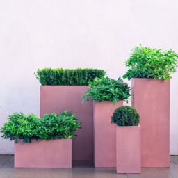 Primrose Zinc Galvanised Copper Tall Trough Planter with Insert - thumbnail 5