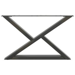 Berkfield Home Coffee Table Legs 2 pcs Anthracite 70x(42-43.3) cm Steel - thumbnail 5