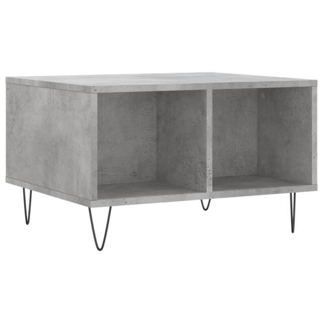 Berkfield Home Coffee Table Concrete Grey 60x50x36.5 cm Engineered Wood - image 1