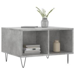 Berkfield Home Coffee Table Concrete Grey 60x50x36.5 cm Engineered Wood - thumbnail 3