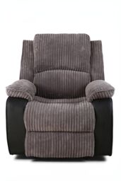 More4Homes Postana Jumbo Cord Electric Recliner in Grey - thumbnail 3