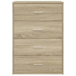 Berkfield Home Sideboards 2 pcs Sonoma Oak 60x31x84 cm Engineered Wood in Brown - Size: 60 x 31 x 84 cm - thumbnail 5