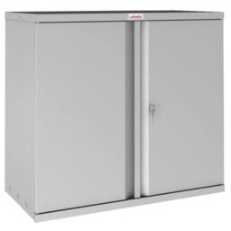 Phoenix Safe Company Stationery Cupboard in Grey with Key Lock, SC1010GGK, 351L - Size: 500mm - thumbnail 1