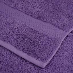 Berkfield Home Premium Hand Towels SOLUND 4 pcs Purple 50x100 cm 600 gsm - thumbnail 6