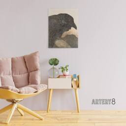 "Artery8 Old Crow Bird Painting Canvas Wall Art Print van Hoytema in Brown - Size: W18"" x H24""" - thumbnail 3