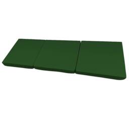 House of Home Fold Out Z Bed Single Size Chair Bed Folding Guest Sofa Green - thumbnail 2