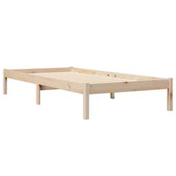 Berkfield Home Bookcase Bed without Mattress 75x190 cm Solid Wood Pine in Light Brown - thumbnail 7