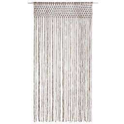 Berkfield Home Macrame Curtain Taupe 140x240 cm Cotton