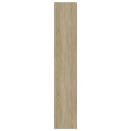 Berkfield Home Book Cabinet/Room Divider Sonoma Oak 60x30x166 cm Engineered Wood in Brown - Size: 60 x 30 x 166 cm - thumbnail 4