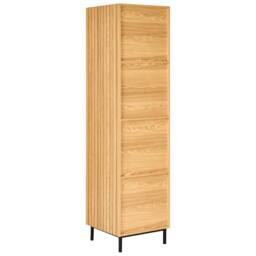 Wyld and Coco Everhome 9 Shelf Open Wardrobe Light Brown Freestanding Hallway - thumbnail 8