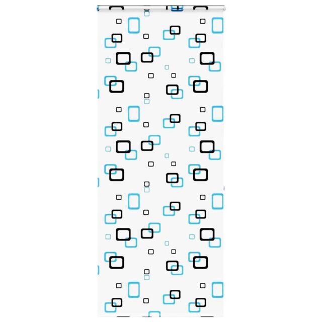 Berkfield Home Shower Roller Blind with Cassette 90x240 cm Fabric Width 86 cm in Black - image 1