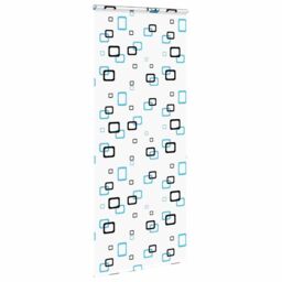 Berkfield Home Shower Roller Blind with Cassette 90x240 cm Fabric Width 86 cm in Black - thumbnail 4