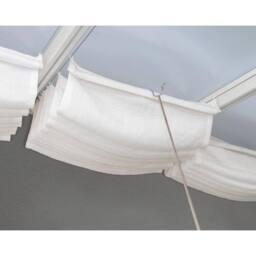 Palram Patio Cover Roof Blinds 3 x 5.46 - L290 x W54 cm - White - thumbnail 2