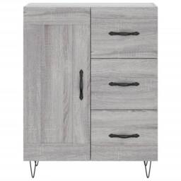 Berkfield Home Highboard Grey Sonoma 69.5x34x180 cm Engineered Wood - thumbnail 8
