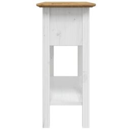 Berkfield Home Console Table BODO Brown 90x34.5x73 cm Solid Wood Pine - thumbnail 5