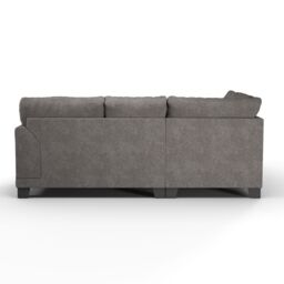Furnishings For Less UK Hilliard Fullback L Shaped Fabric Corner Sofa Charcoal or Mist- Left Hand Facing - thumbnail 5