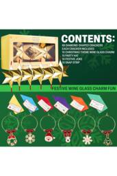 kreativekraft Christmas Cracker Glass Decoration Pack of 6 - Size: 6 Pack - thumbnail 6