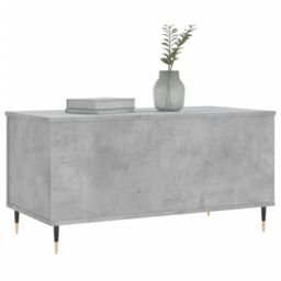 Berkfield Home Coffee Table Concrete Grey 90x44.5x45 cm Engineered Wood - thumbnail 4