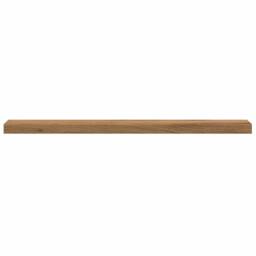 Berkfield Home Wall Shelves 4 pcs Artisan Oak 40x10x1.5 cm Engineered Wood in Brown - thumbnail 5