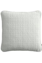Appletree 'Alba' Textured Chenille Filled Cushion in Ivory - Size: 43 cm x 43 cm - thumbnail 2