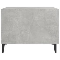 Berkfield Home Decorative Coffee Table with Metal Legs 2 pcs Concrete Grey 50x50 - thumbnail 8