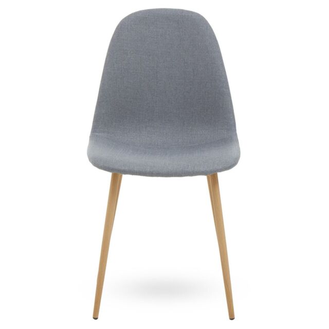 Orsina Modern Design Dining Chair With Ashwood Effect Legs, Comfortable Modern Dining Chair, Versatile Modern Chair in Grey - image 1
