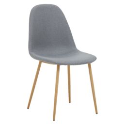 Orsina Modern Design Dining Chair With Ashwood Effect Legs, Comfortable Modern Dining Chair, Versatile Modern Chair in Grey - thumbnail 5