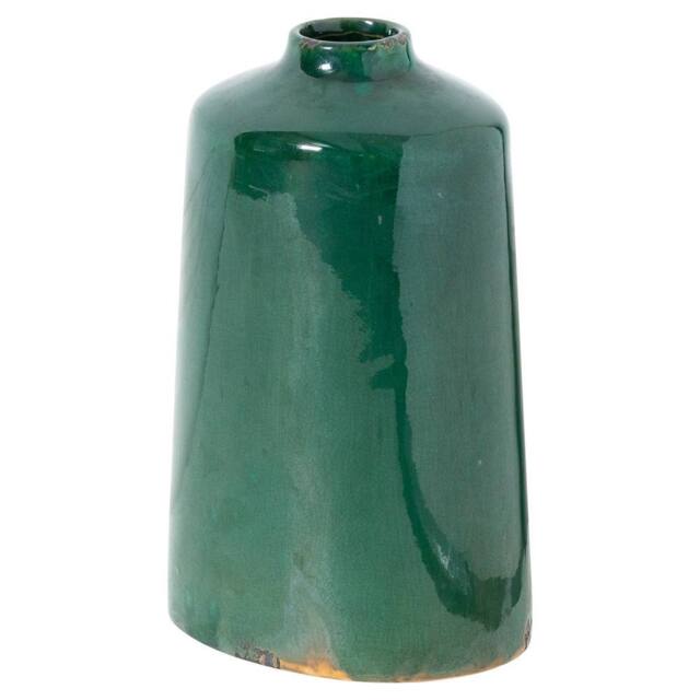 Love Lace Garda Emerald Glazed Liv Vase in Green - image 1
