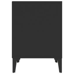 Berkfield Home Elegant Bedside Cabinets 2 pcs Black 40x35x50 cm - Size: 40 x 35 x 50 cm - thumbnail 7