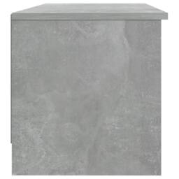 Berkfield Home TV Cabinet Concrete Grey 102x35.5x36.5 cm Engineered Wood - thumbnail 7