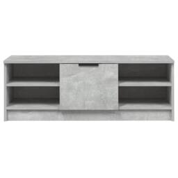 Berkfield Home TV Cabinet Concrete Grey 102x35.5x36.5 cm Engineered Wood - thumbnail 6
