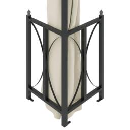 Berkfield Home Gazebo with Sidewalls&Double Roofs 3x4 m Cream in Beige - thumbnail 5