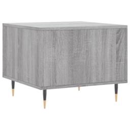 Berkfield Home Decorative Coffee Table Grey Sonoma 50x50x40 cm Engineered Wood - Size: 50 x 50 x 40 cm - thumbnail 8