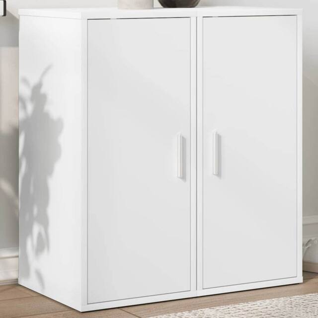 Berkfield Home Shoe Cabinets 2 pcs White 32x35x70 cm Engineered Wood - Size: 32 x 35 x 70 cm - image 1
