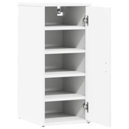 Berkfield Home Shoe Cabinets 2 pcs White 32x35x70 cm Engineered Wood - Size: 32 x 35 x 70 cm - thumbnail 5