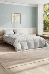 Garden Sanctuary Grey Quilted Down Alternative Duvet Insert, 230cm L x 200cm W - Size: 230 cm L x 200 cm W - thumbnail 2