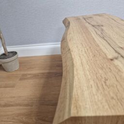 KOSY KOALA Wooden Bench With Metal Hairpin Legs for Dining Room, Work, or Study in Brown - thumbnail 5