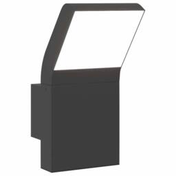 Berkfield Home Outdoor LED Wall Light Black Die-cast Aluminium - thumbnail 3