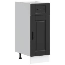 Berkfield Home Kitchen Base Cabinet¬†Porto Black Engineered Wood - thumbnail 2