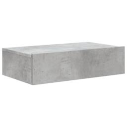 Berkfield Home TV Cabinet with LED Lights Concrete Grey 60x35x15.5 cm