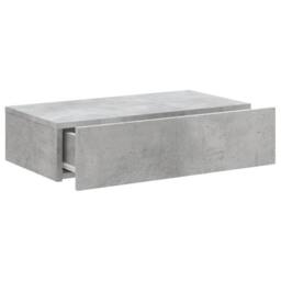 Berkfield Home TV Cabinet with LED Lights Concrete Grey 60x35x15.5 cm - thumbnail 7