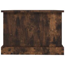 Berkfield Home Coffee Table Smoked Oak 90x50x35 cm Engineered Wood in Brown - Size: 90 x 50 x 35 cm - thumbnail 8