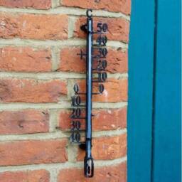 "Marco Paul 16"" Outside In Thermometer in Black" - thumbnail 1