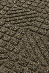 JVL Firth Tile Rubber Backed Door Mat, 40x70cm, Brown - Size: 40 cm x 70 cm - thumbnail 4