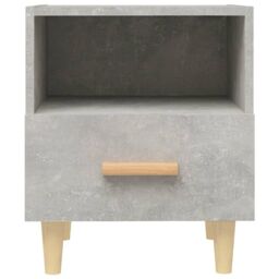 Berkfield Home Bedside Cabinets 2 pcs Concrete Grey 40x35x47 cm - Size: 40 x 35 x 47 cm - thumbnail 4